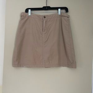 HORNY TOAD TOAD & CO TAN ATHLETIC OUTDOORS ATHLEISURE SKIRT SIZE 6